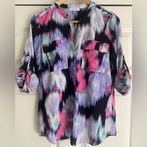 Calvin Klein Roll Tab Button Down Shirt